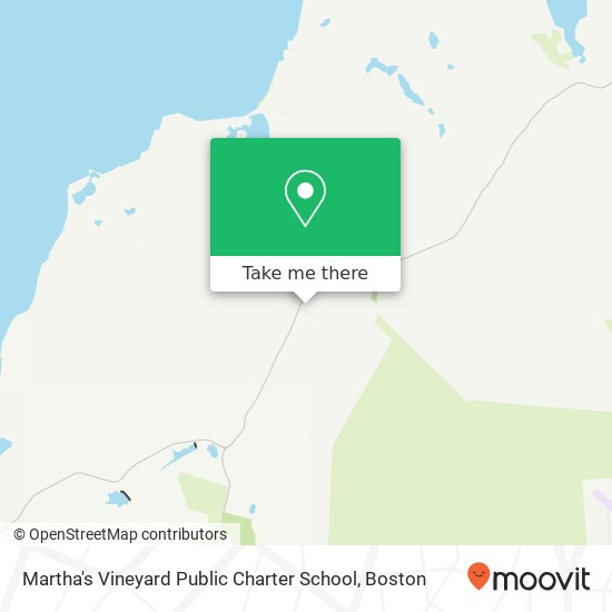 Mapa de Martha's Vineyard Public Charter School