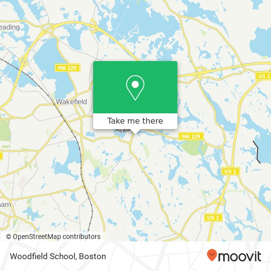 Woodfield School map