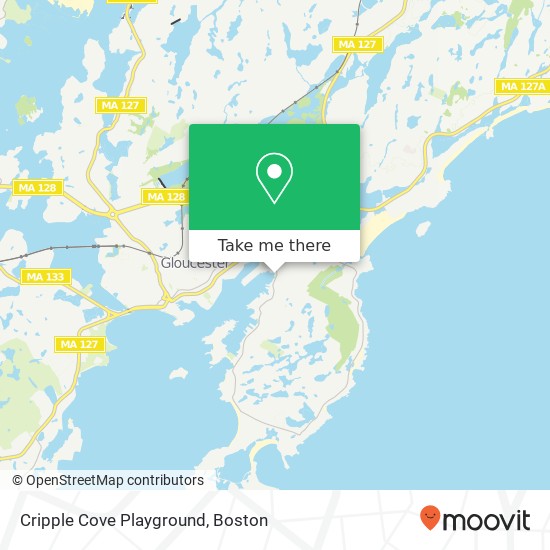 Mapa de Cripple Cove Playground