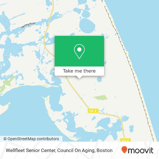 Wellfleet Senior Center, Council On Aging map