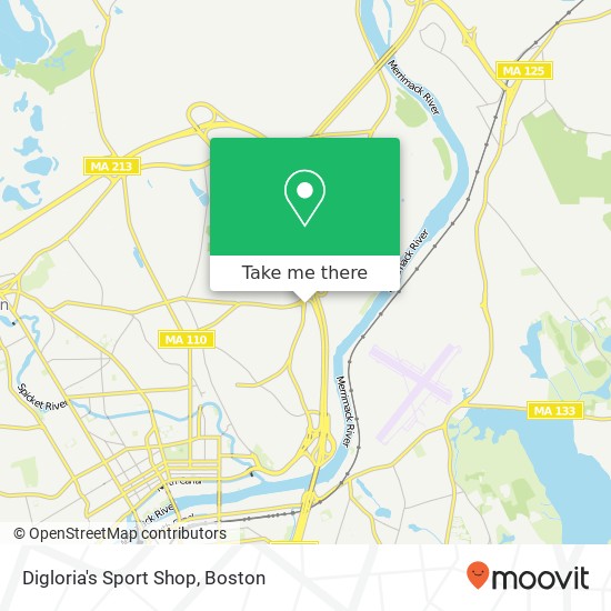 Digloria's Sport Shop map