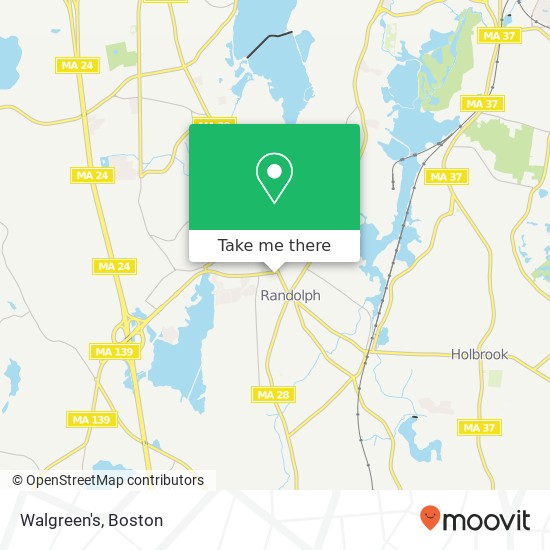 Mapa de Walgreen's