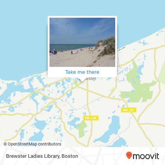 Brewster Ladies Library map