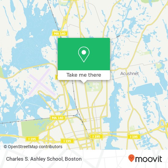 Mapa de Charles S. Ashley School
