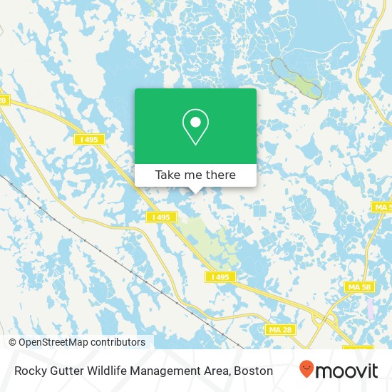 Rocky Gutter Wildlife Management Area map