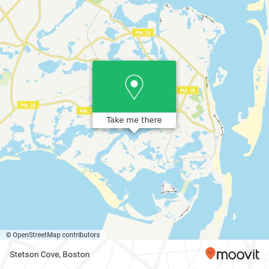 Mapa de Stetson Cove