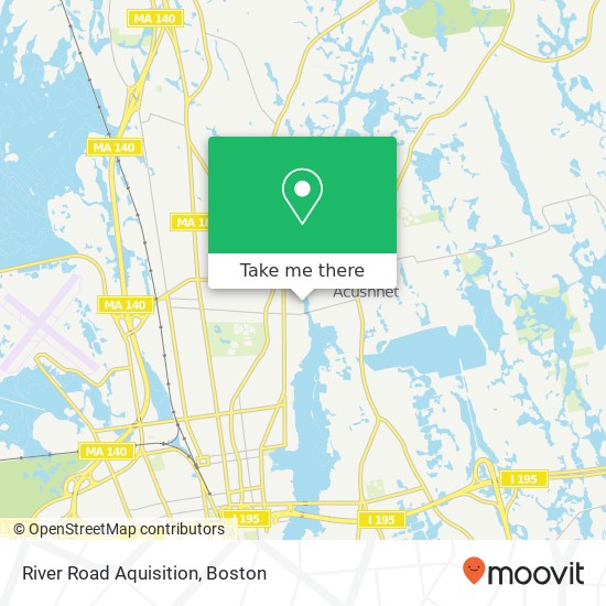 River Road Aquisition map