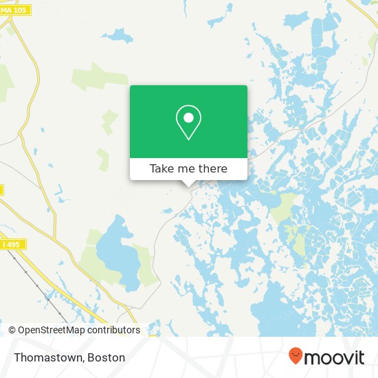 Mapa de Thomastown