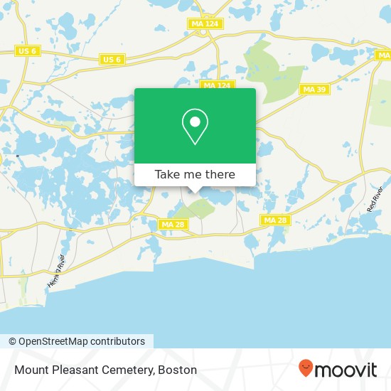 Mapa de Mount Pleasant Cemetery