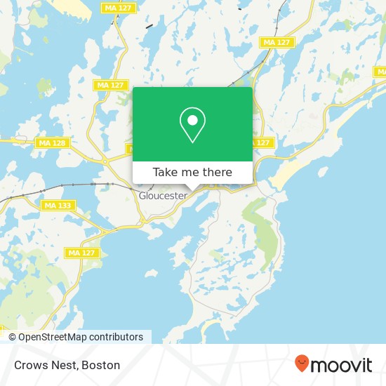 Crows Nest map