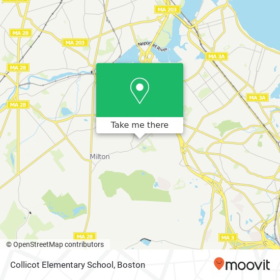 Collicot Elementary School map