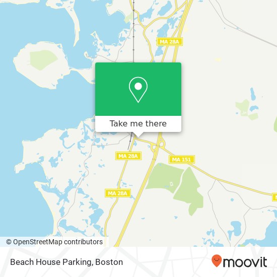 Beach House Parking map