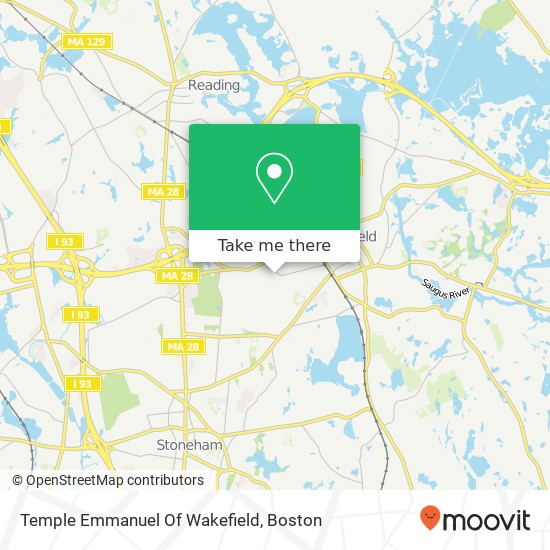 Temple Emmanuel Of Wakefield map