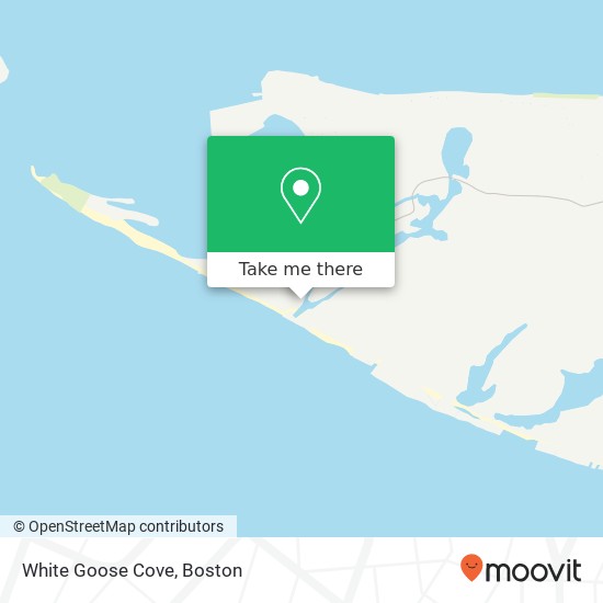 White Goose Cove map