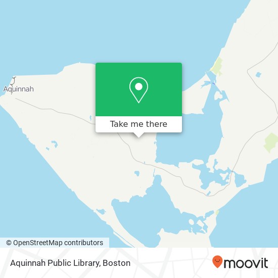 Aquinnah Public Library map