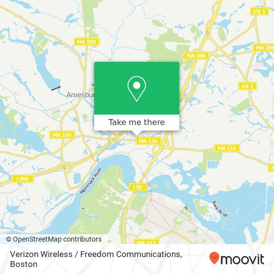 Mapa de Verizon Wireless / Freedom Communications