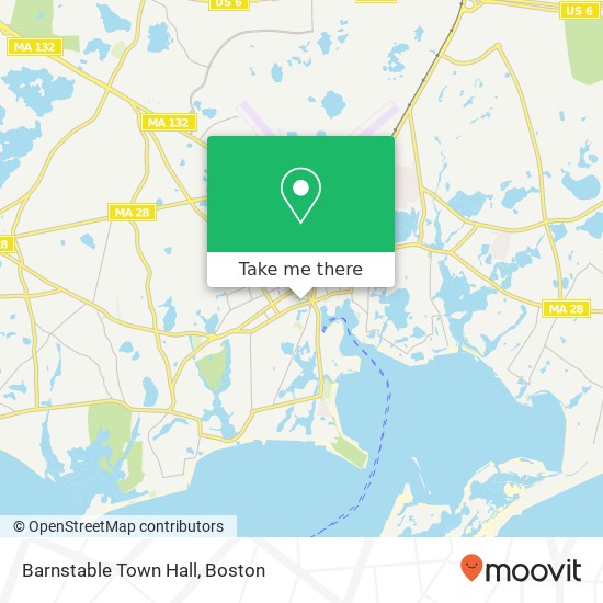 Mapa de Barnstable Town Hall