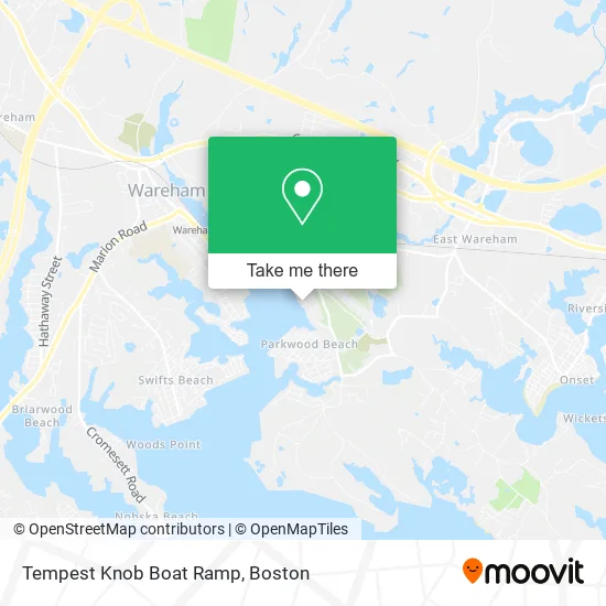 Tempest Knob Boat Ramp map