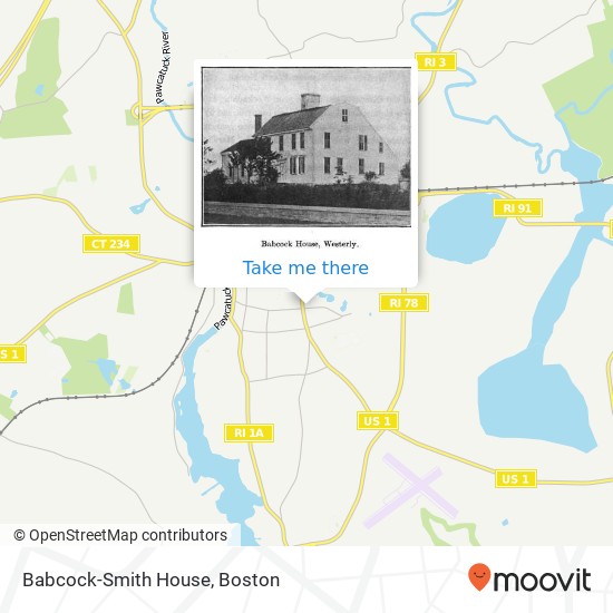 Mapa de Babcock-Smith House