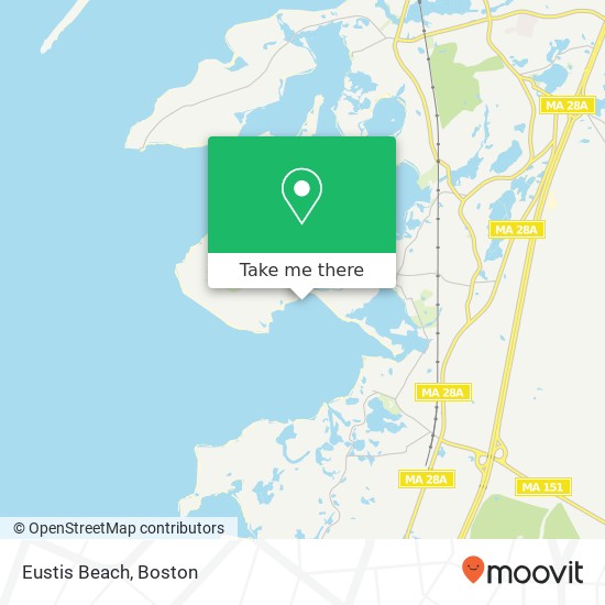 Eustis Beach map