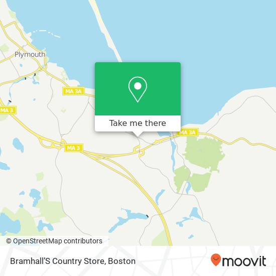 Bramhall’S Country Store map