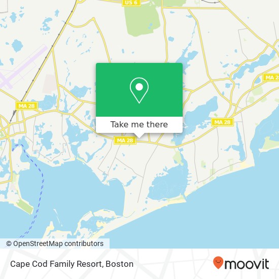 Mapa de Cape Cod Family Resort