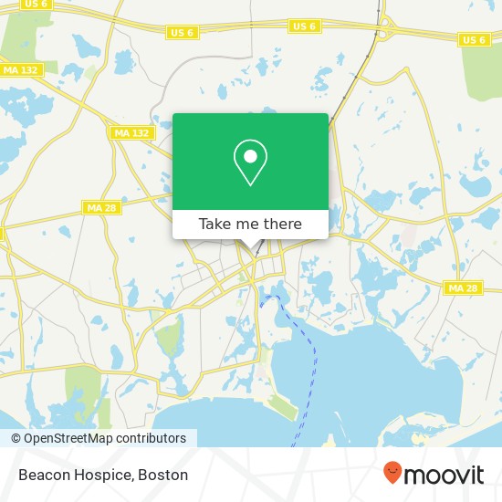 Mapa de Beacon Hospice