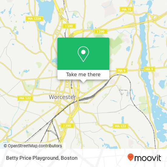 Mapa de Betty Price Playground