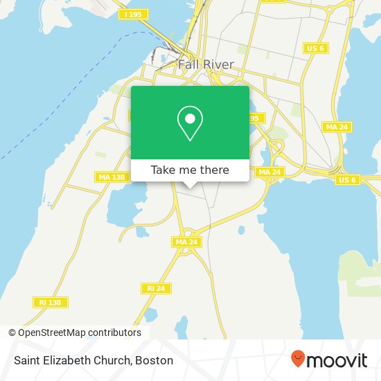 Saint Elizabeth Church map