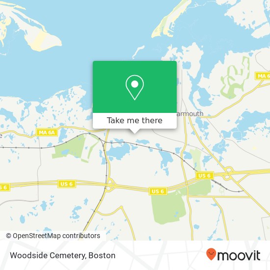 Mapa de Woodside Cemetery