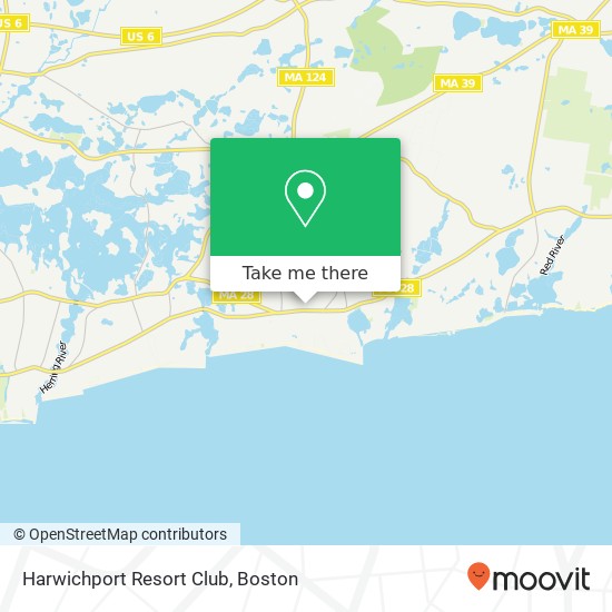 Mapa de Harwichport Resort Club