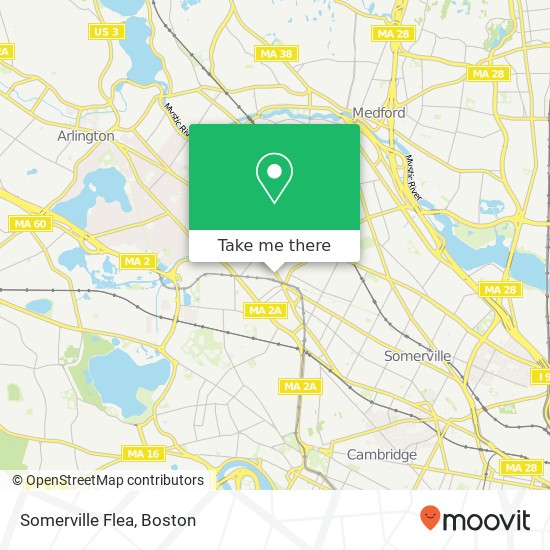 Mapa de Somerville Flea