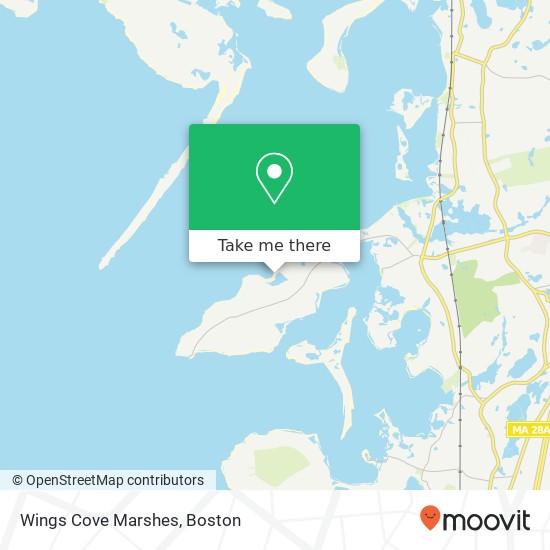 Mapa de Wings Cove Marshes