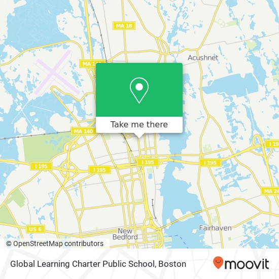 Mapa de Global Learning Charter Public School