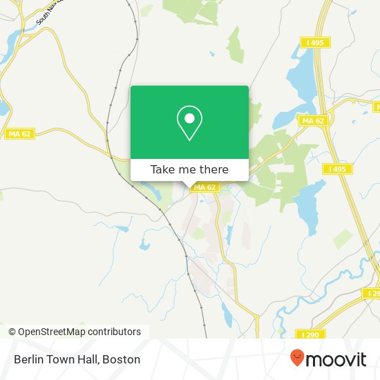 Berlin Town Hall map