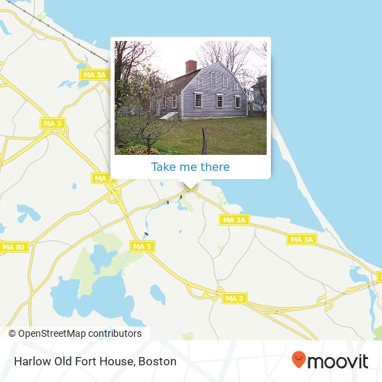 Mapa de Harlow Old Fort House