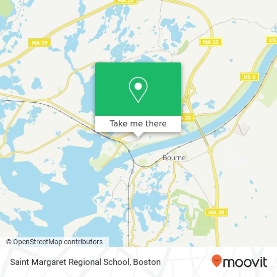 Mapa de Saint Margaret Regional School
