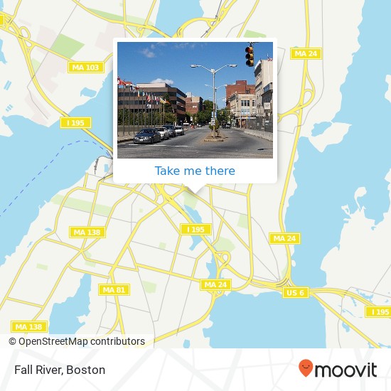 Mapa de Fall River