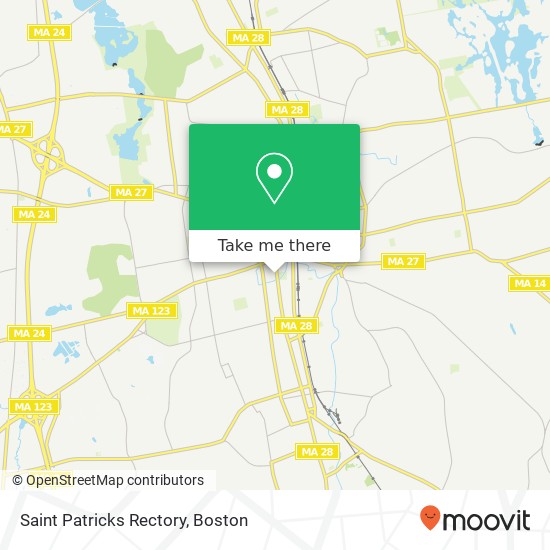 Saint Patricks Rectory map