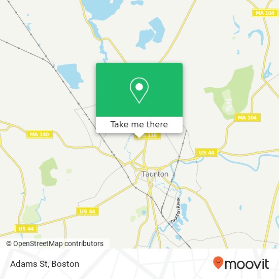 Mapa de Adams St