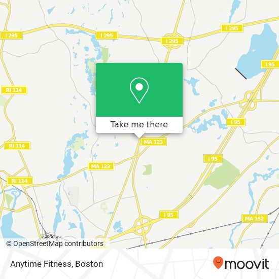 Anytime Fitness map