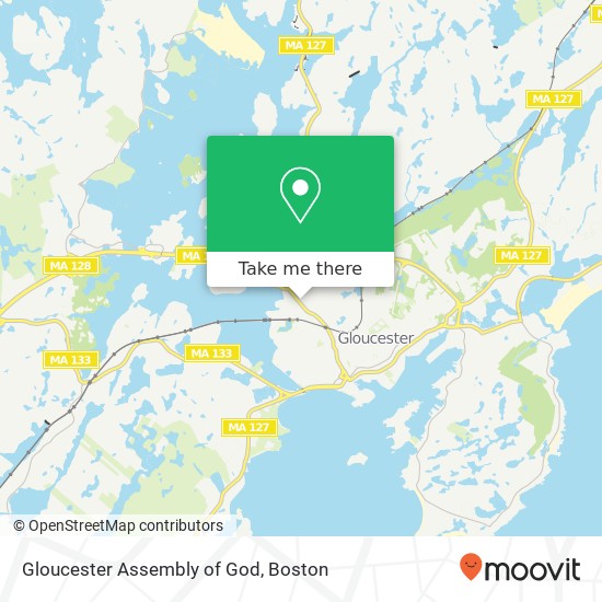 Gloucester Assembly of God map