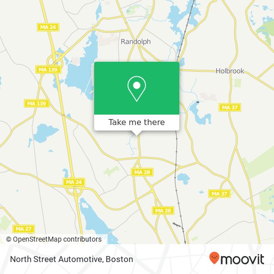 North Street Automotive map