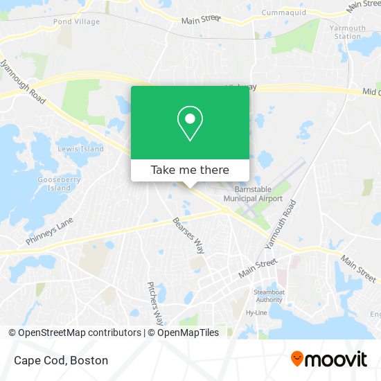 Cape Cod map