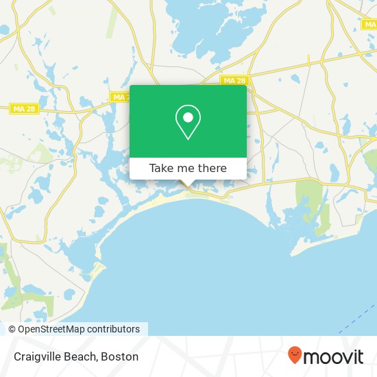 Mapa de Craigville Beach