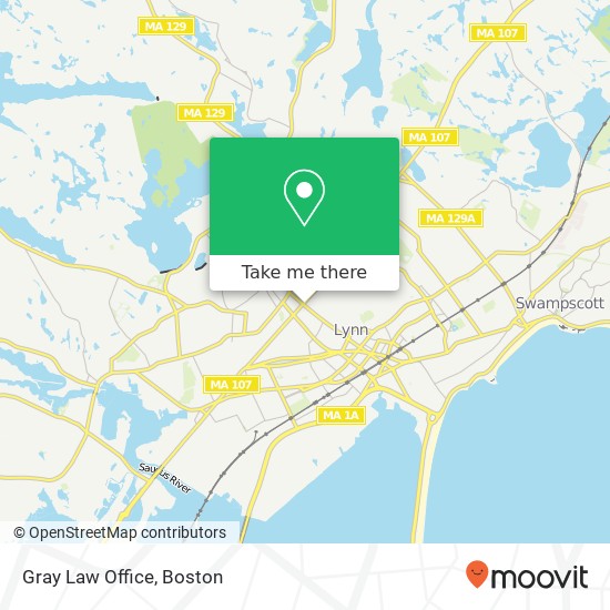 Gray Law Office map