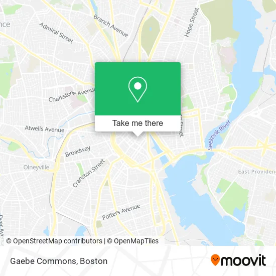 Gaebe Commons map