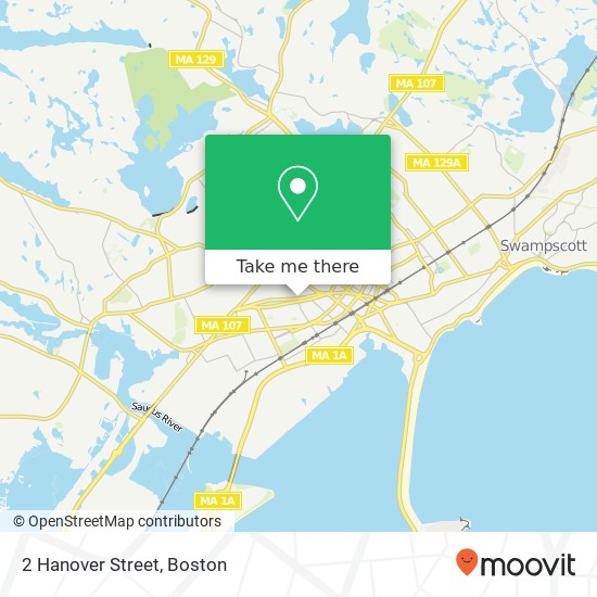 2 Hanover Street map