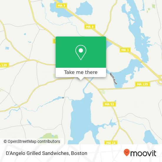 Mapa de D'Angelo Grilled Sandwiches