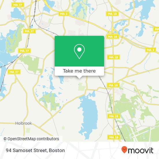 Mapa de 94 Samoset Street